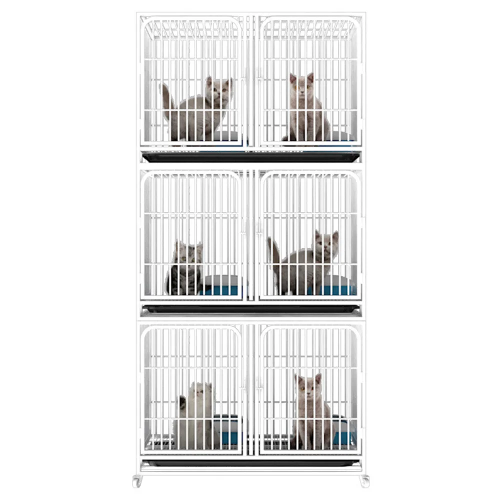 Galvanized square tube cat cage(3)