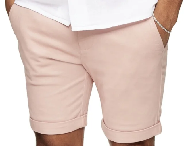 Plain Dyed Blank Mens Shorts Cotton 