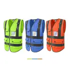 Unisex Vest A Vest Construction Unisex Multi Safety High Visibility Reflective Vest