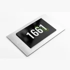 Stainless Steel Door Sign Plate Door Sign And Name Plate YIYAO Customized Stainless Steel Door Number Sign Plate