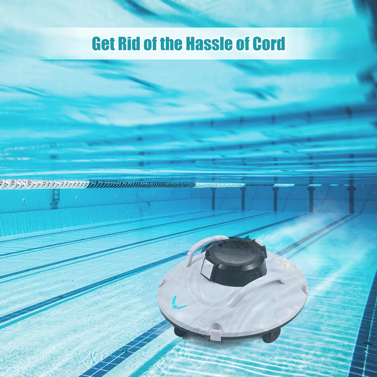 35w Cordless Vacuum Cleaner Robotic Pool Lasts 90 Mins Swimming Pool