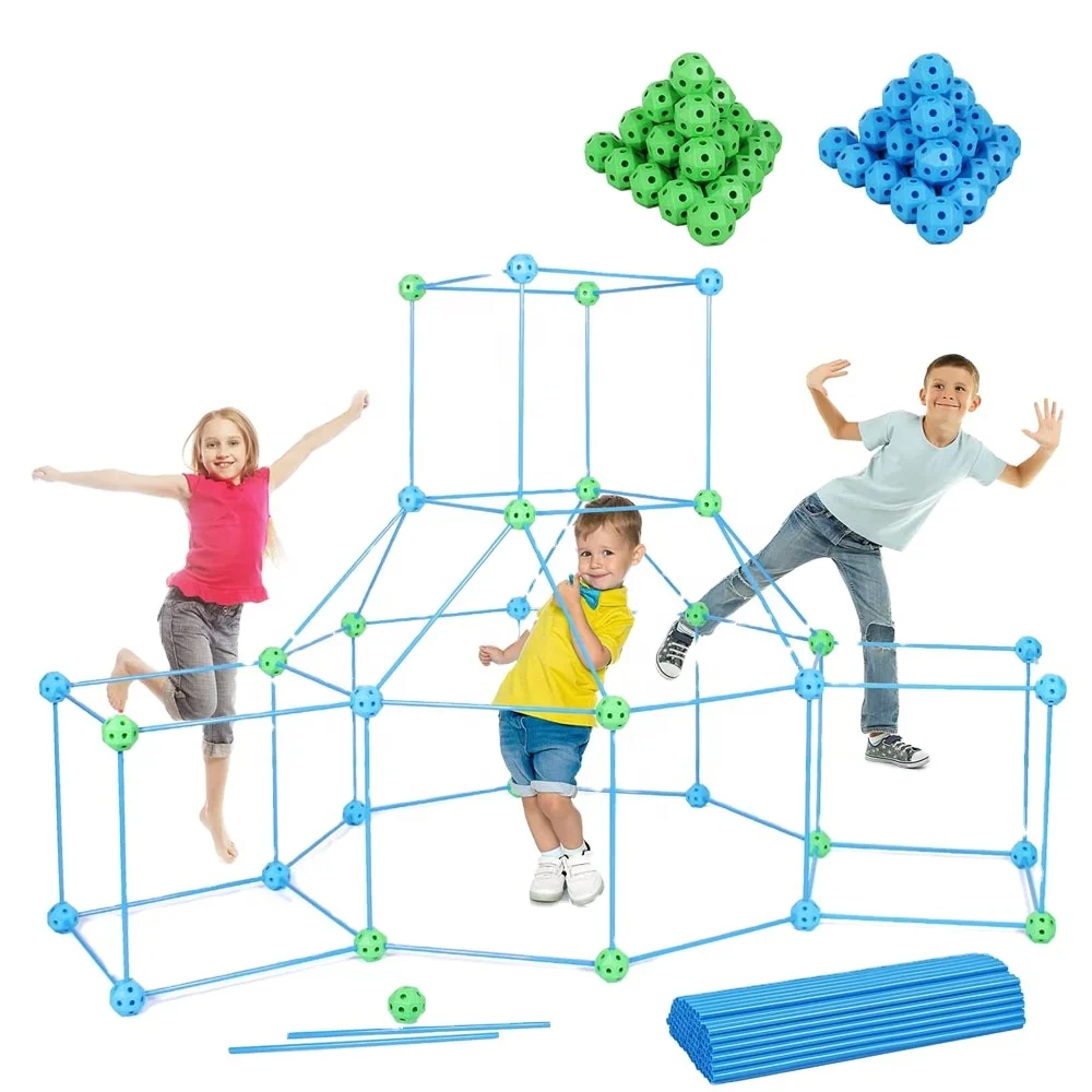 construction fort building toy set