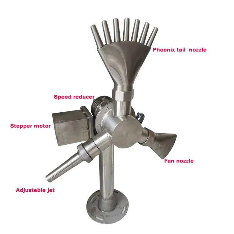 High Quality Stainless Steel 1D Swing Nozzle Outdoor Garden Dancing Fountain Jet With Dmx 512 supplier
