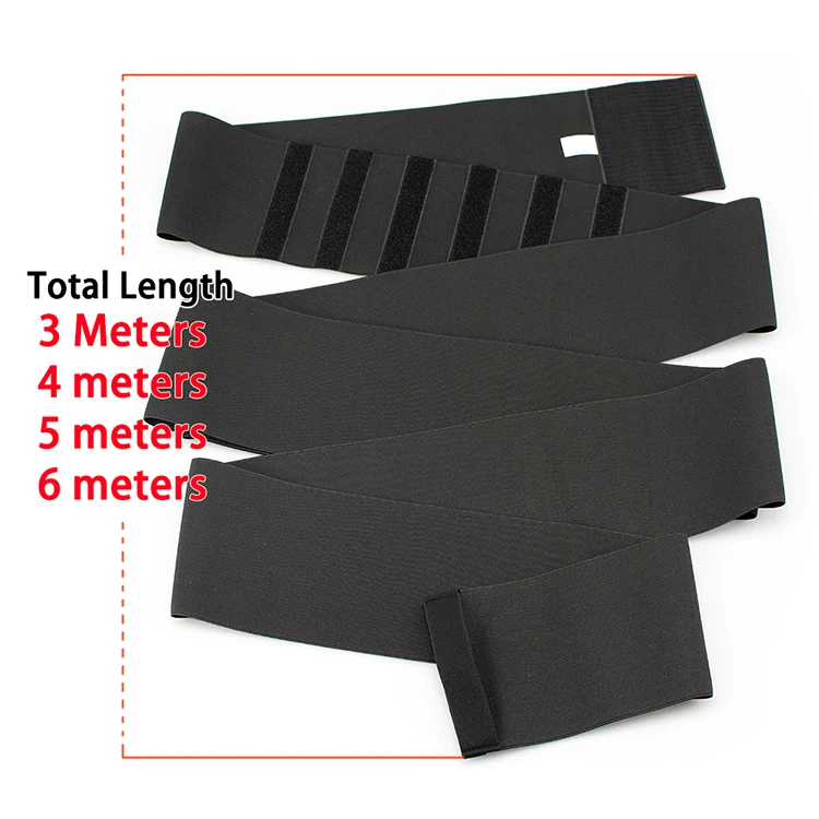 300-600cm Long High Elastic Latex Belly Stomach Wrap Gym Trimmer Belt Girdle Waist Trainer Slimming Tummy Wrap