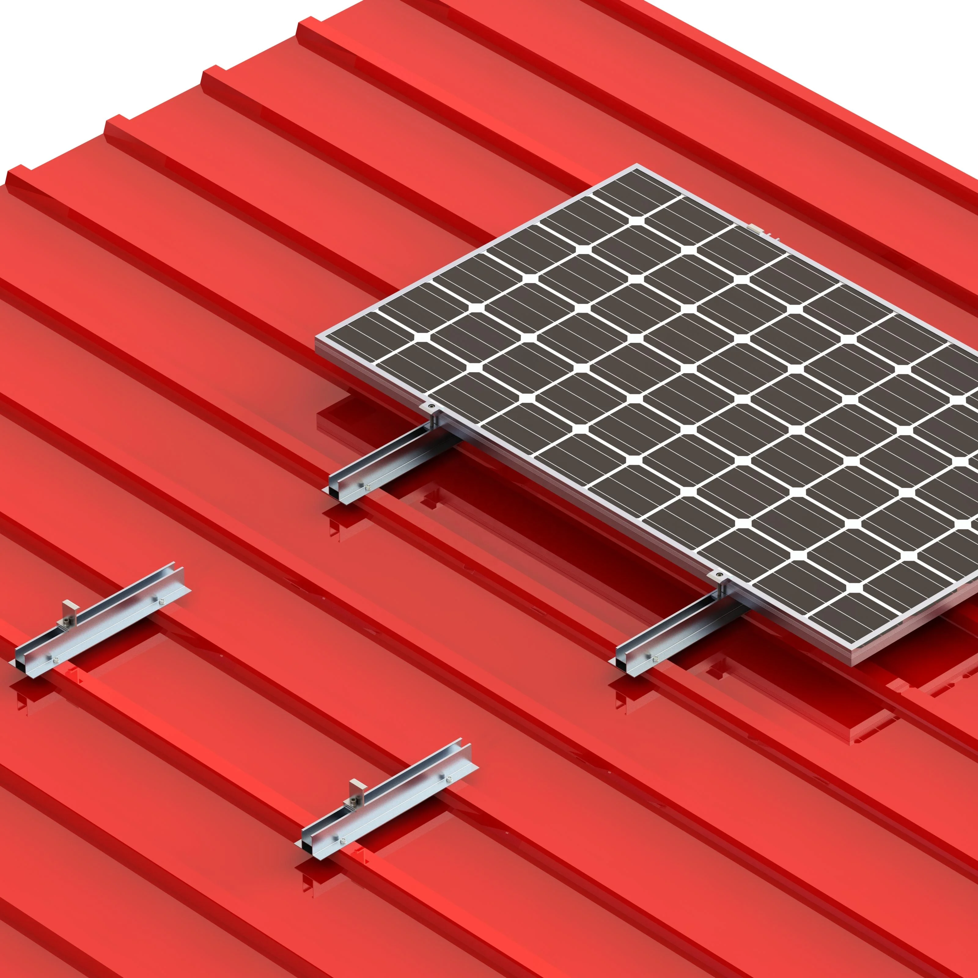product mini rail solar mounting bracket fast installation for metal roof epdm rubber solar panel mounting-8