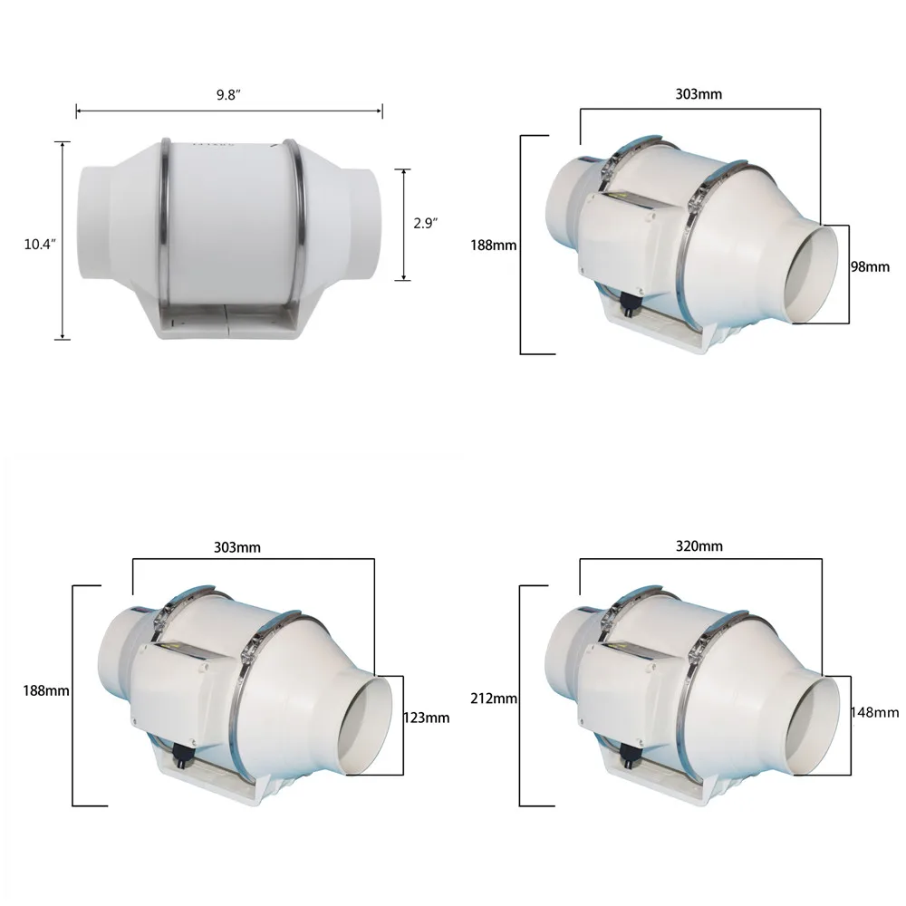 Centrifugal Fan, 200mm, 110V/220V - detail 16