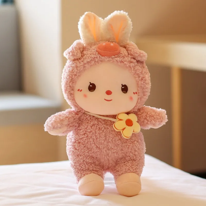 Factory Wholesale High Quality Cute and Soft Rabbit Dolls for Children's Sleep Pillows Customized Pillows