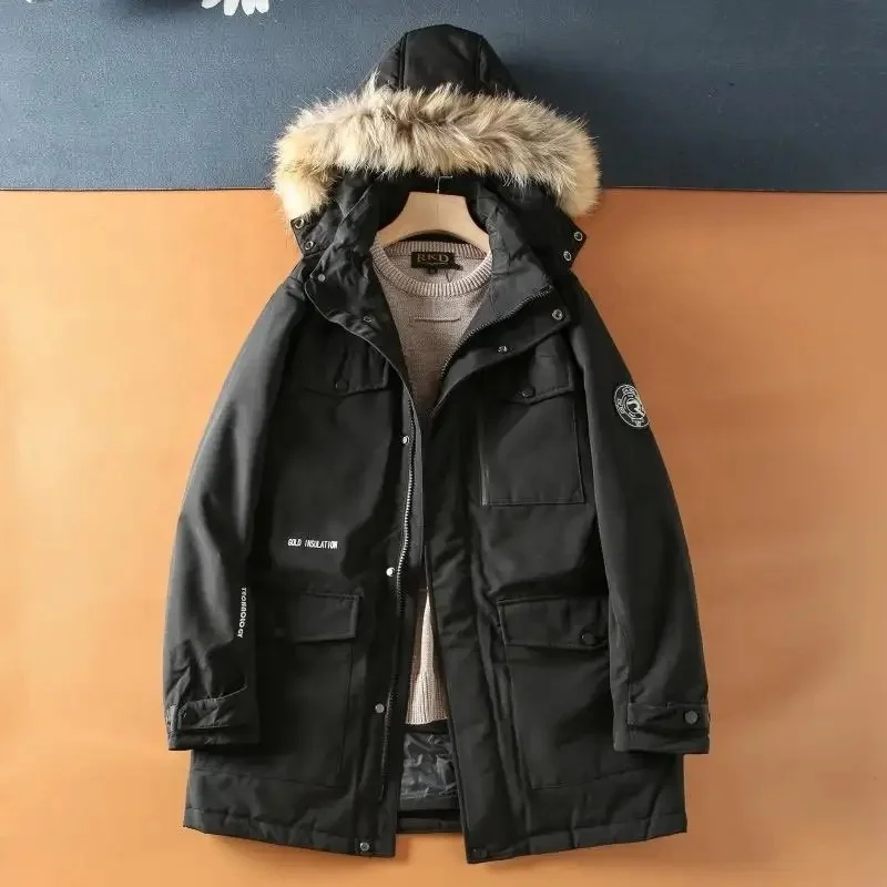 Wholesale Fashion Black Winter Clothing Designer Coats Custom Soft Waterproof Outdoor Plus Size Bubble Men's Down Puffer Jacket