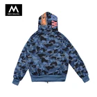 Hoodie Hot Sale Men's Hoodie For Autumn Winter Spring All Over Graphic Printing On Chest Shark Wear