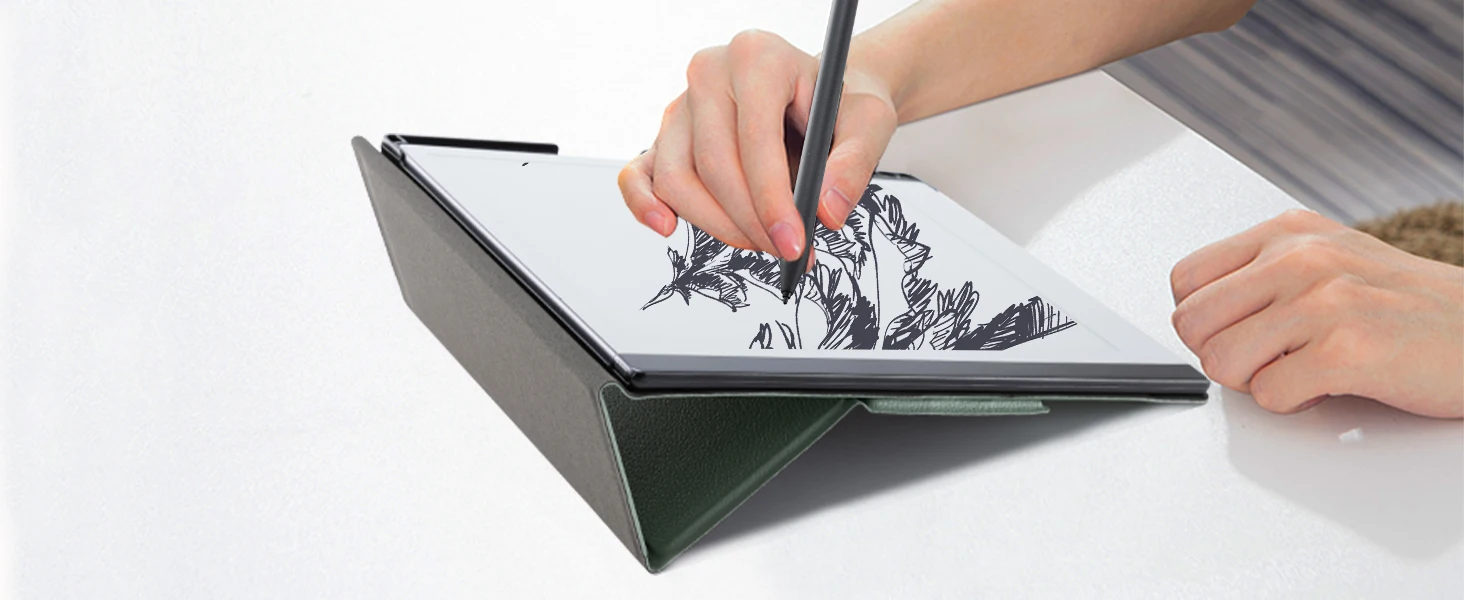 product case for remarkable 2 multi angle foldable stand feature perfect choice of remarkable 2 case with pen holder laudtec-3