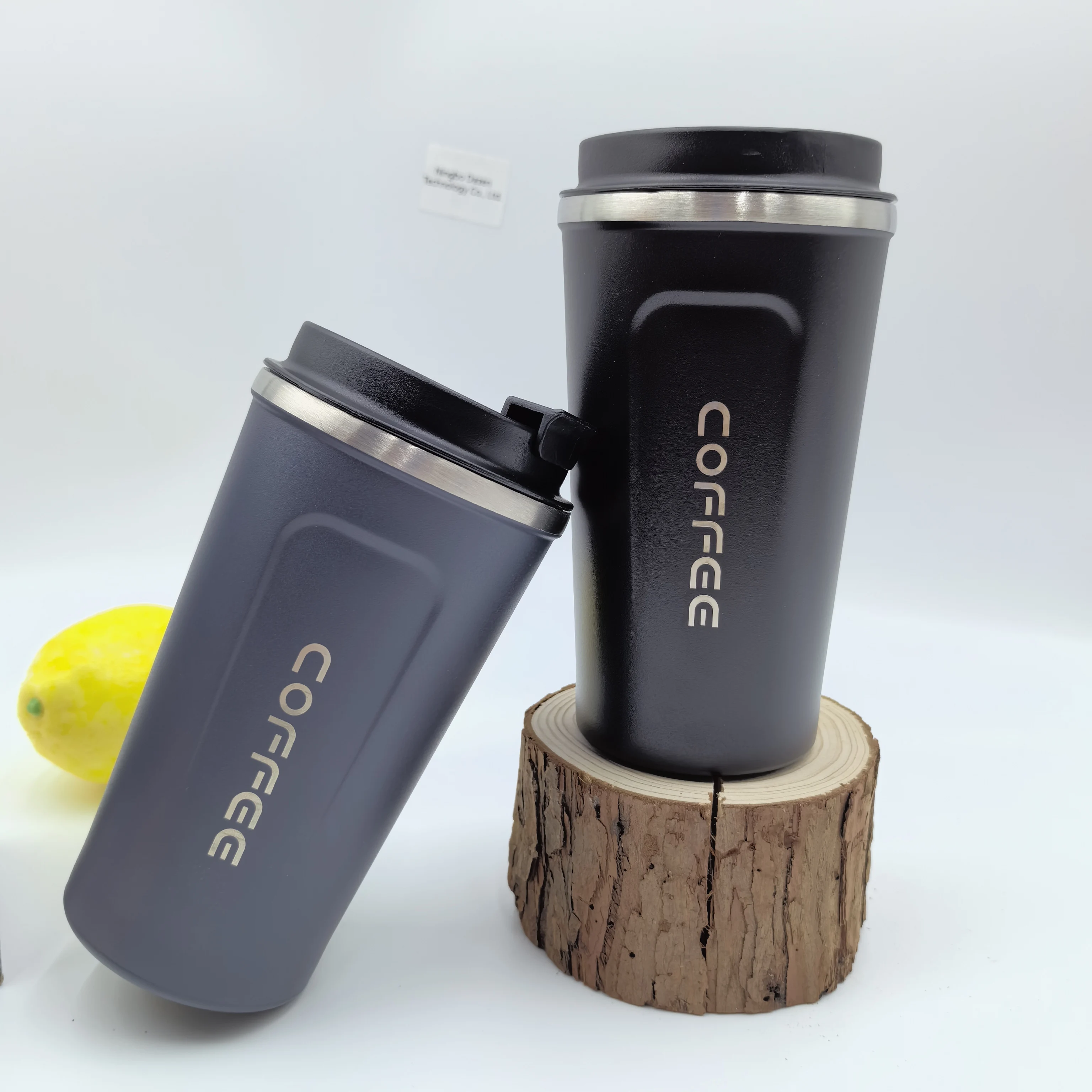 Leak-Proof Thermos Travel Thermal Vacuum Flask Insulated Cup Milk Tea Water Bottle 380/510ML 304 Stainless Steel Coffee Mug