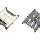 Sim Card Micro Nano SIM Card Connector Push-Pull Type Micro SIM Card Socket 6P H 1.35mm