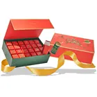 Calendar Custom Made Cardboard Countdown Flavour Gift Box Essential Packaging Box Cosmetic Set Beauty Advent Calendar