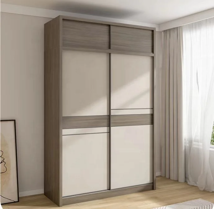 Oderncontracted combination wardrobe 1.2m sliding door wardrobe bedroom whole two Nordic wardrobe