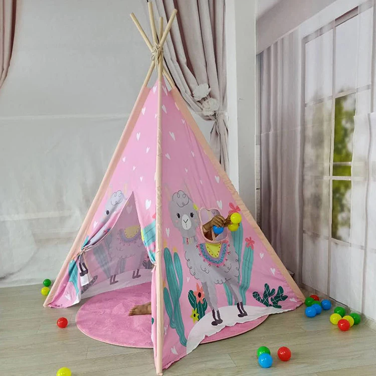120*120*150cm Kids Teepee Tent Play Tents Children Play House Kids Toy Baby  C 