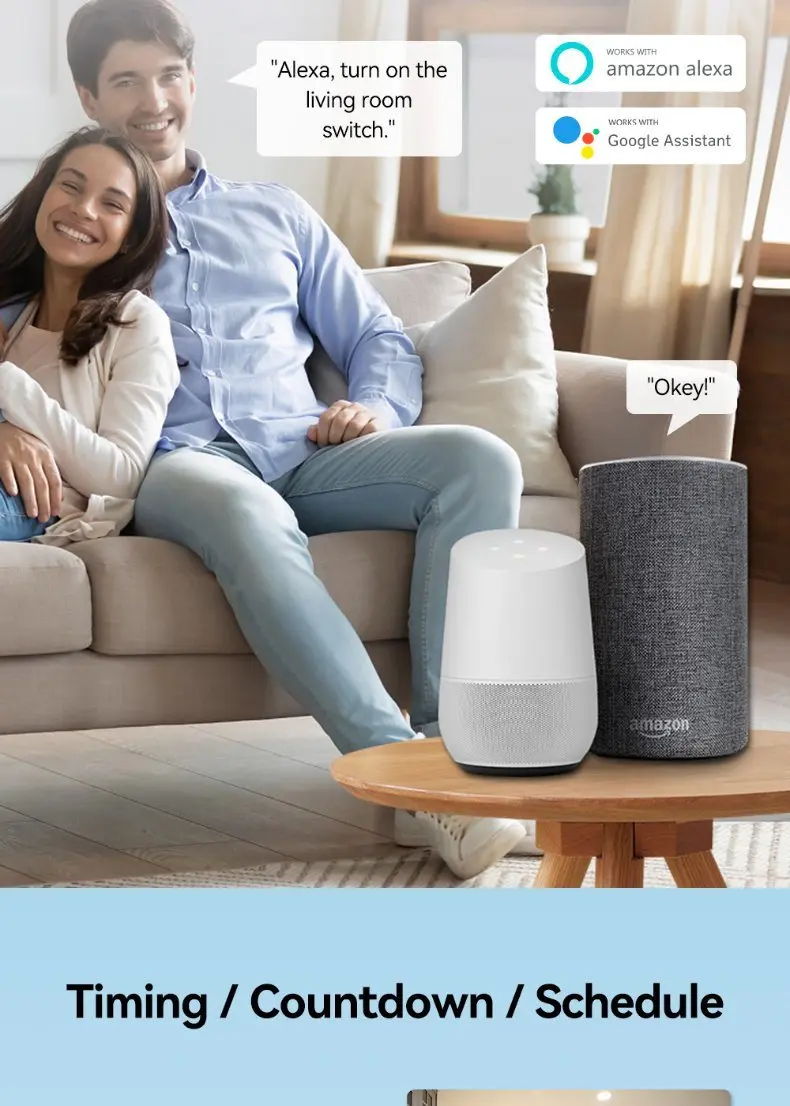 EU 1/2/3 Gang Tuya WiFi Smart RF433 Remote Control Touch Panel Wall Switch Support Voice Control