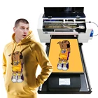 Printer Dtg Printer Direct To Garment 3d Cloth Printing Machine A3 Dtg Printer T-shirt Printing Machine Digital