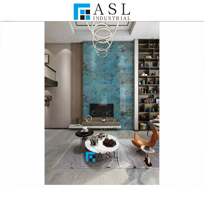 Factory direct blue marble macauba onyx marble sky blue quartzite marmol azul precio