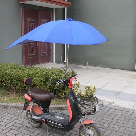 WXL417 Custom Advertising Umbrellas Electric Bike Sun Protection Canopy Awning Electric Motorcycle Sunshade Umbrella