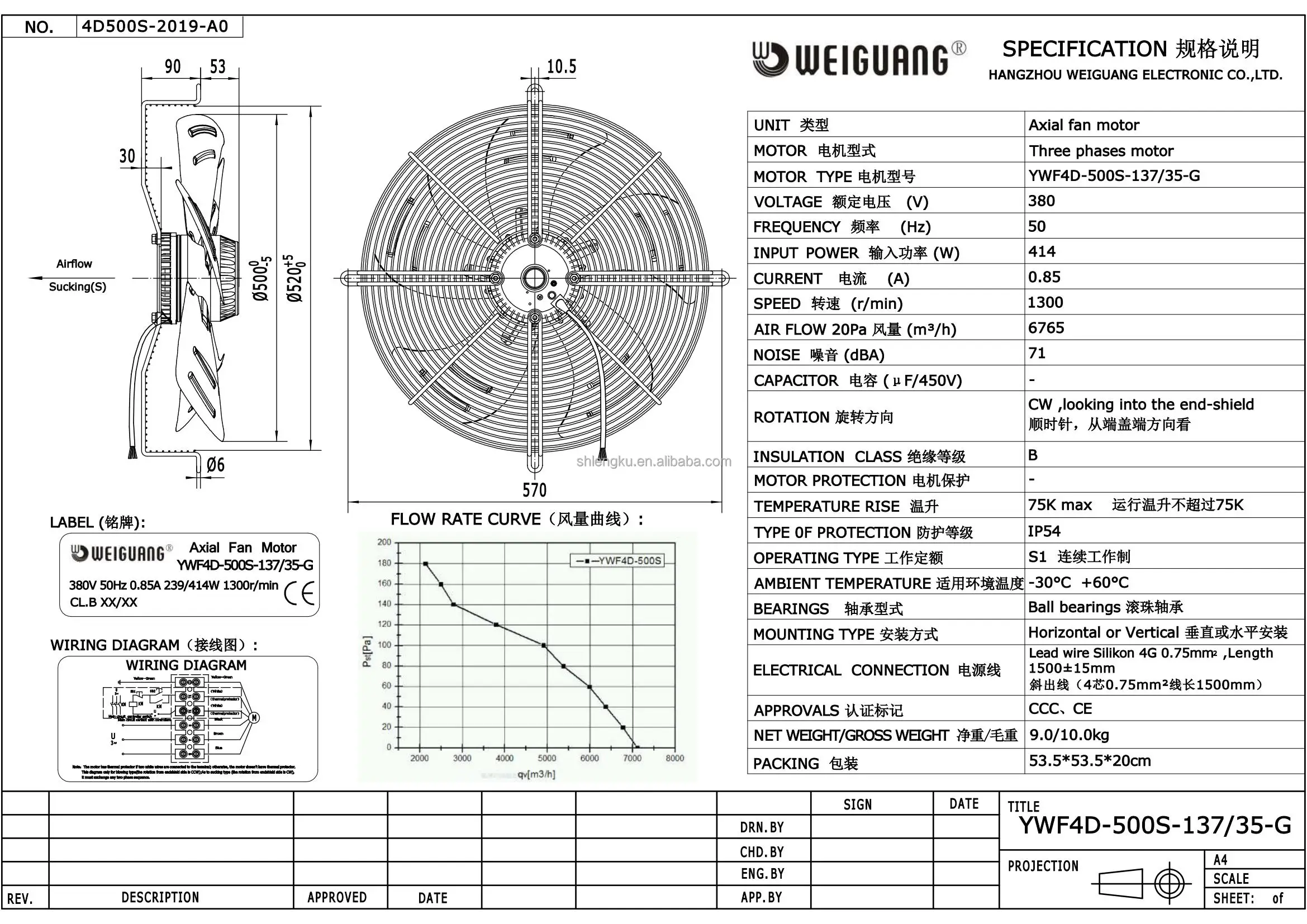 Condensing Unit, YWF4D-500S, Axial - detail 4