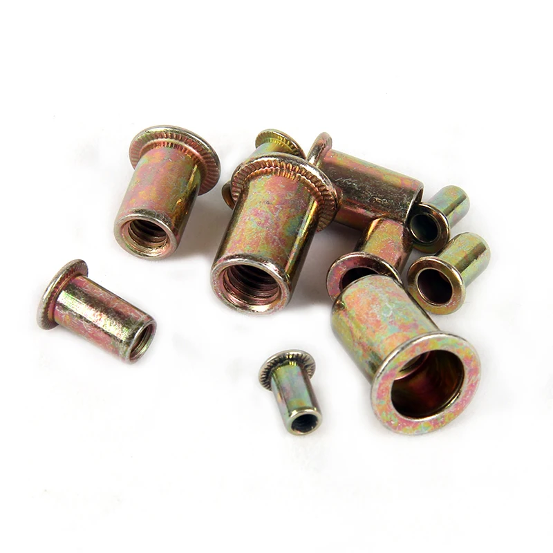 China OEM carbon ss steel titanium pressure thread blind rivnuts rivet rivets nutserts nuts insert nut