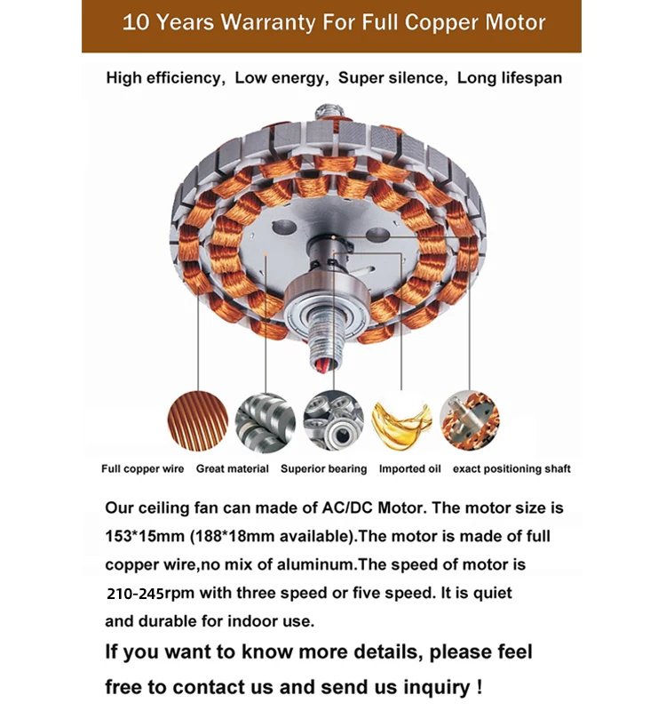 Ceiling Fan, LED, 42-52", 6-Speed, 3-Year - detail 18
