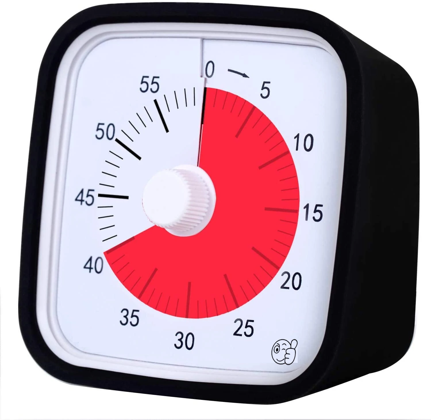 60 Minuten Visual Analog Timer Silent Countdown Clock Zeitmanagement Zähler Time 