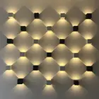 Light Lighting Simple Wall Mounted 5W Square Led Wall Lamp Project Aisle Led Wall Light