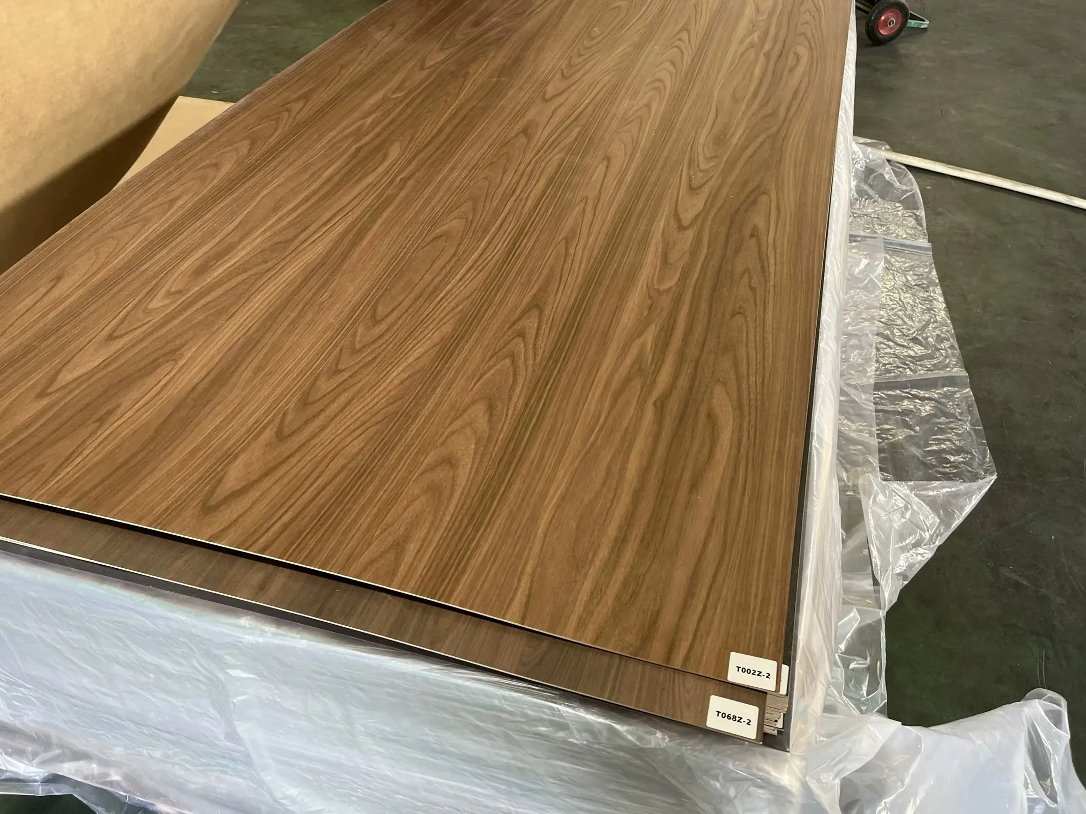 Mm Synchronized Wood Grain Mdf Synchronized Melamine Board For