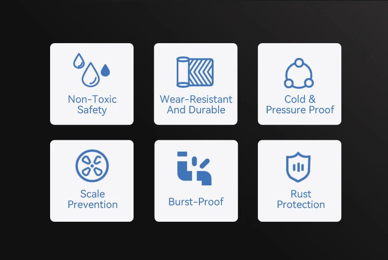 304 Stainless Steel Corrugated Hose Flexible Metal Pipe for Gas Water PVC-Coated Surface for Heat Insulation & Safe Handling details