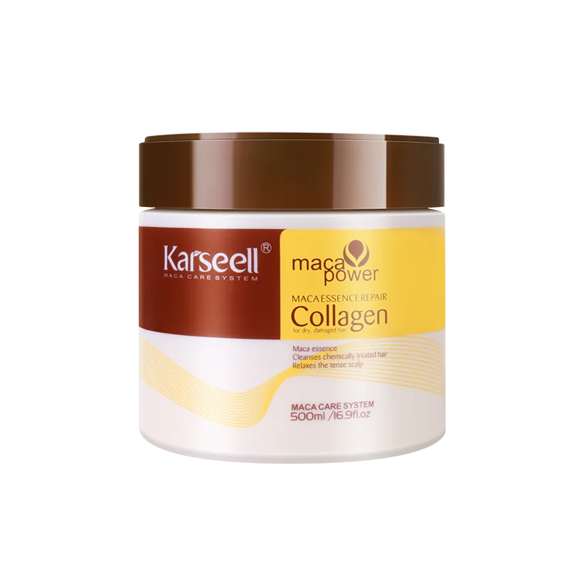 Wholesale karseell hair smoothing treatment Maca Power Karseell Collagen Hair Mask  for Dry and Damaged Hair