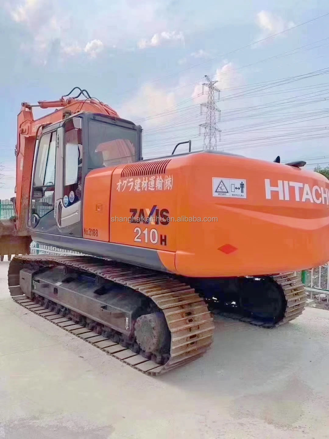 Used Hitachi ZX210H Excavator with 21 TON Operating Weight 0.9m³ Bucket Capacity and 4350 Working Hours