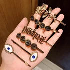 Hair Pins Hair European Style Hair Accessories Gothic Style Retro Rose Hairpins Girls EVIL EYES Alloy Hair Pin