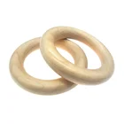 Ring 40mm Organic Solid Beechwood Wooden Ring FSC Certificated Wooden Teether Ring