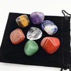 Stone Sets Wholesale Crystals Mixed 7 Chakra Stone Healing Crystal 7 Chakra Stone Sets For Gift Meditation