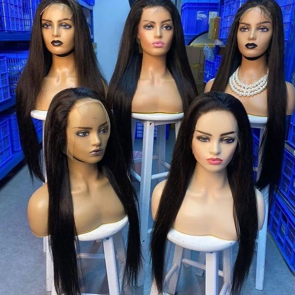 13*6 Lace Front Wig Grade 13 By 6 Thin HD Lace Frontal Peruvian Wholesale Braided Wigs 250 Density Human Hair Lace Front Wig