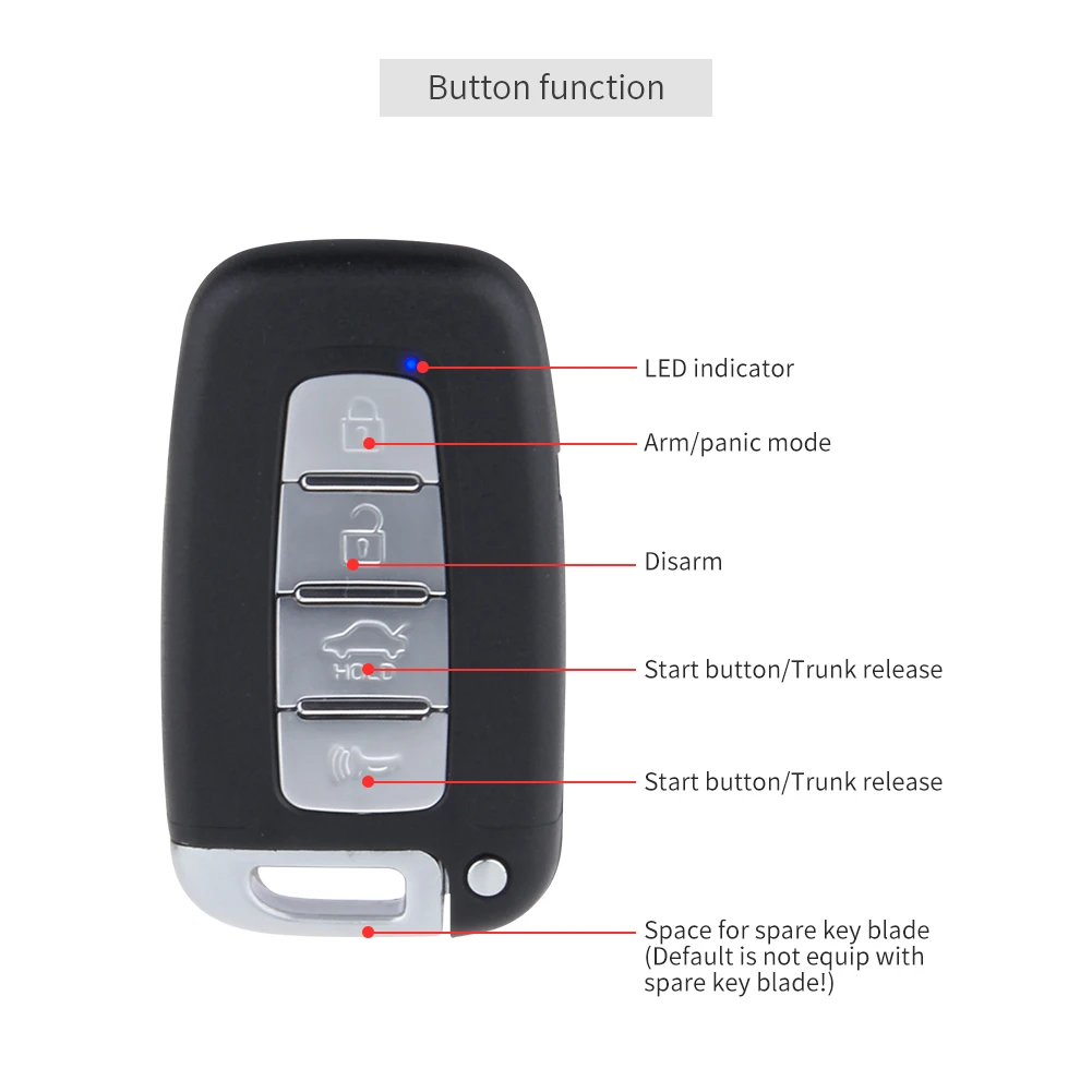 Démarreur à Distance Autostart Ne Fonctionne Plus Easyguard Ec002-k Système D'arrêt De Démarrage Du Moteur À Distance Système  D'alarme De Voiture D'entrée Sans Clé - Buy Régulateur De Vitesse  Universel,Passif D'entrée Sans Clé,Démarreur À Distance Product on  Alibaba.com
