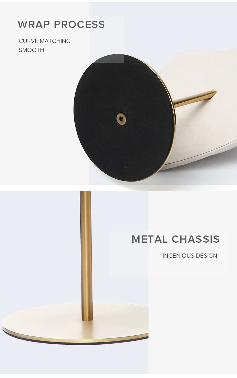 New Product Portable Jewelry White Unique Adjustable Necklace Display Bust Stand