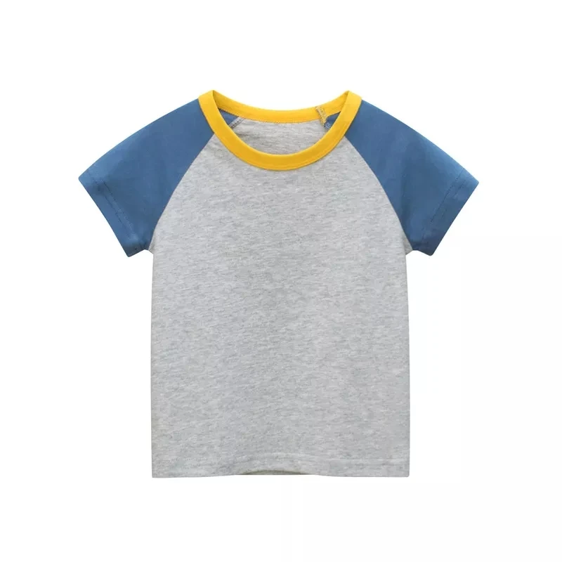 manufacturer Custom t shirt for kids boys blank o-neck t-shirt comfortable 100%cotton t-shirts wholesale