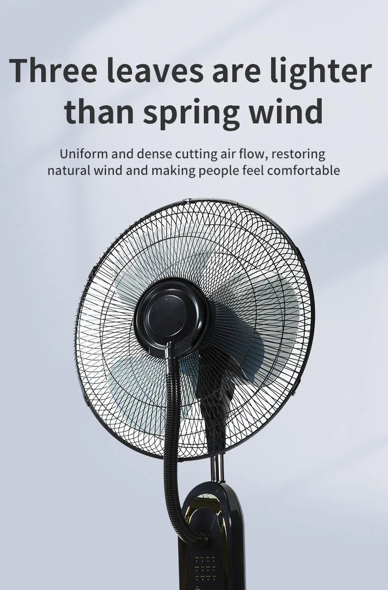 Cooling Mist Solar Fan, 75W, ABS - detail 16