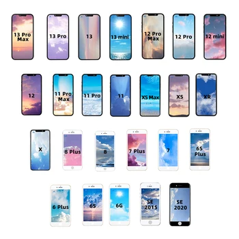 Hot Sale for iPhone X XR XS 11 12 13 Pro Max OLED LCD Original for iPhone 5 5S SE 6 6S 7 8 Plus Display LCD Screen Replacement