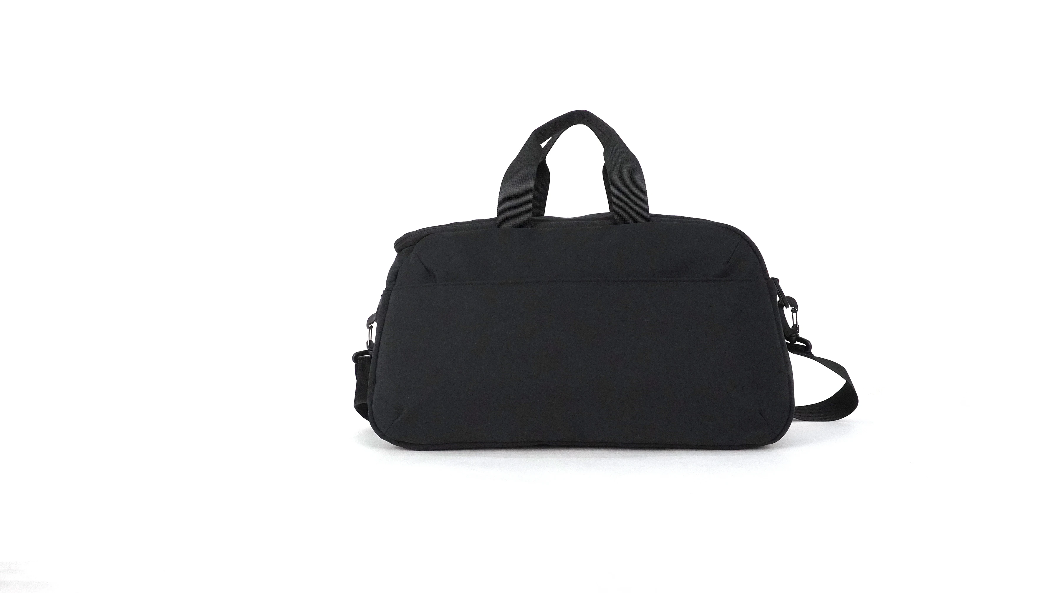 product casual gym bag large capacity lightweight water resistant holdall for travel fitness workout black featuring zipper shoe-6