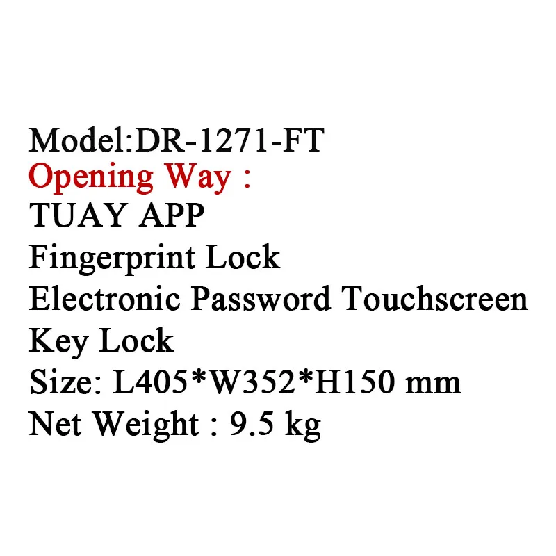 dr 1274 ft ceqsafe smart biometric fingerprint electronic safe box smart hidden diversion steel safe for home and hotel use-17