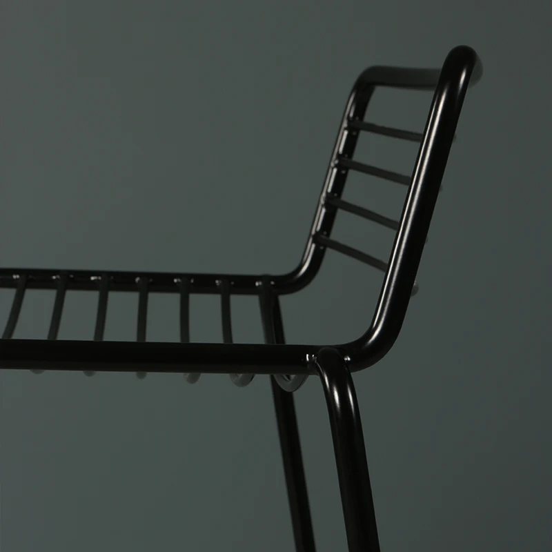 industrial restaurant furniture harry bertoia metal frame dining chair High kitchen bar stool height bar chairs