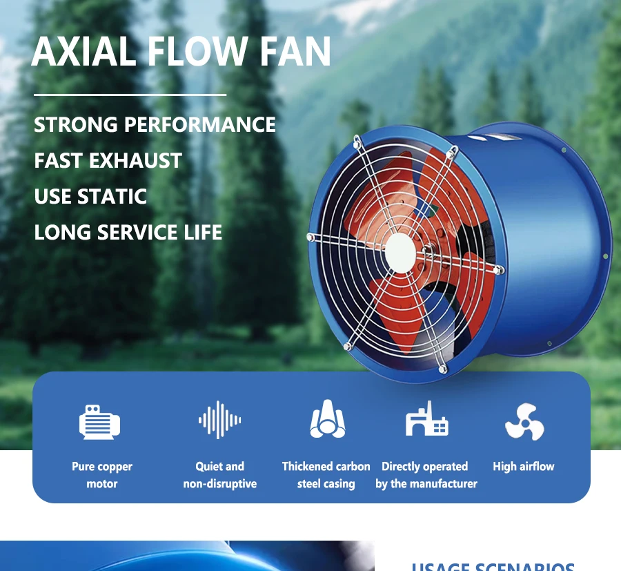 Axial Flow Industrial Fan, 220, Electric - detail 2
