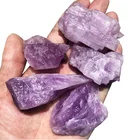 Gemstone High Quality Natural Gemstone Rough Purple Quartz Healing Crystal Raw Kunzite
