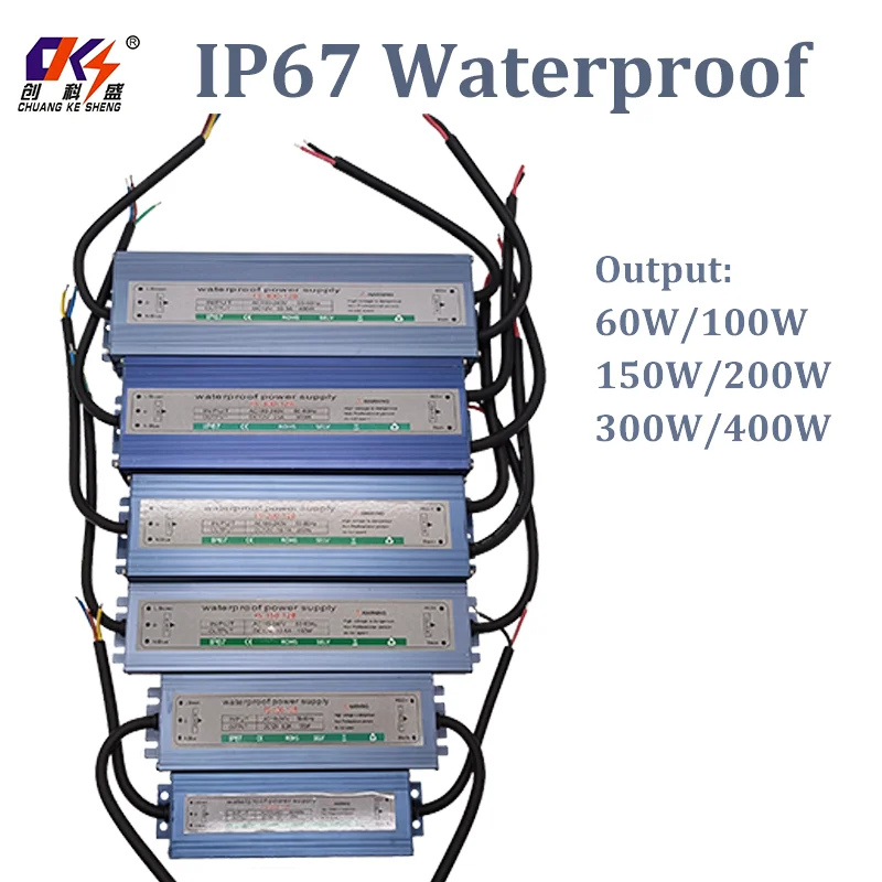 product factory direct sales aluminum shell 300w 12v 25a ip67 waterproof power supply for led lighting cctv surveillance-10