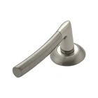Handle Wholesale Modern Style Aluminium Silver Interior Door Handle With High Quality