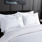 Cotton Sheet Sets Hotel Sheets Support Customized Services 5 Star Hotel 200TC Premium Cotton 4 Piece Bedding Sheet Sets