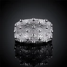 Silver Jewelry Rings Rings Luxury Design Silver Plated Jewelry Women's Finger Rings For Banquet Party
